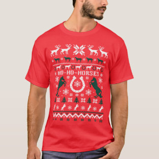 T-shirt Équestres Chevaux Famille Uglyacky