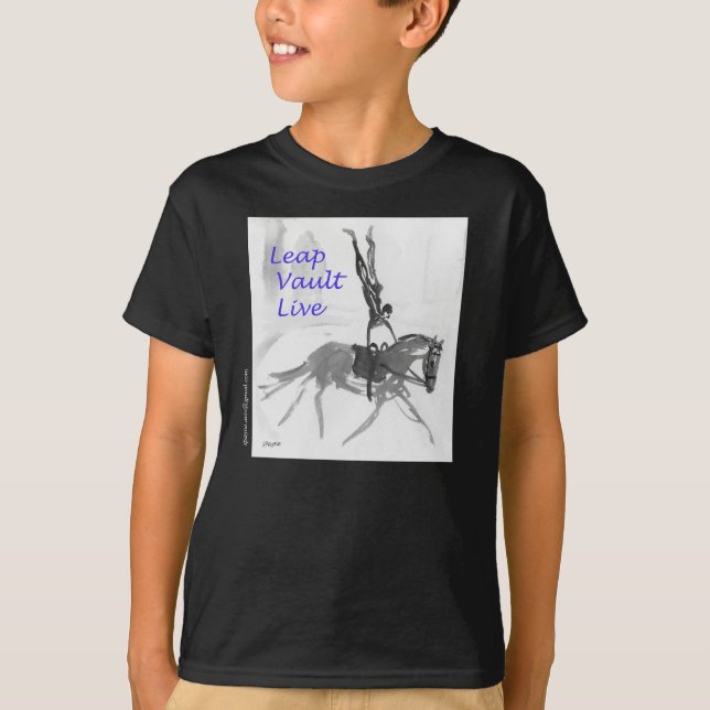 T Shirt - Equestrian Vaulting (Front)