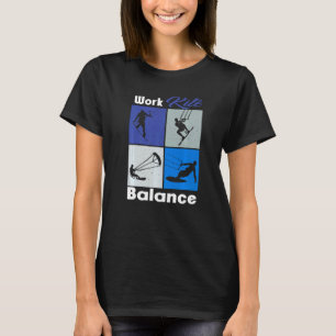 T-shirt Équilibre de cerf-volant Mode de vie Travail Vinta