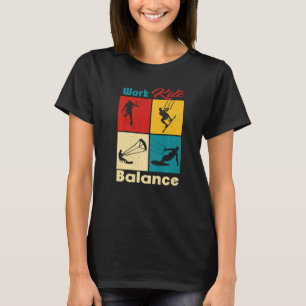 T-shirt Équilibre des cerfs-volants Vie Vintage Vie au tra