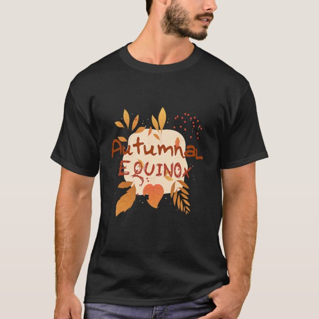 T-shirt Équinoxe automnal essentiel pour et la famille (Devant)