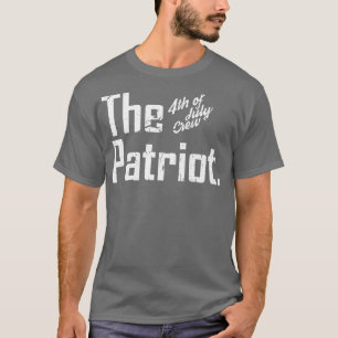 T-shirt Équipage 4 juillet patriote