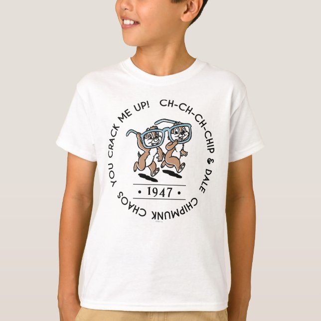 T-shirt Équipage Chipmunk Chaos (Devant)