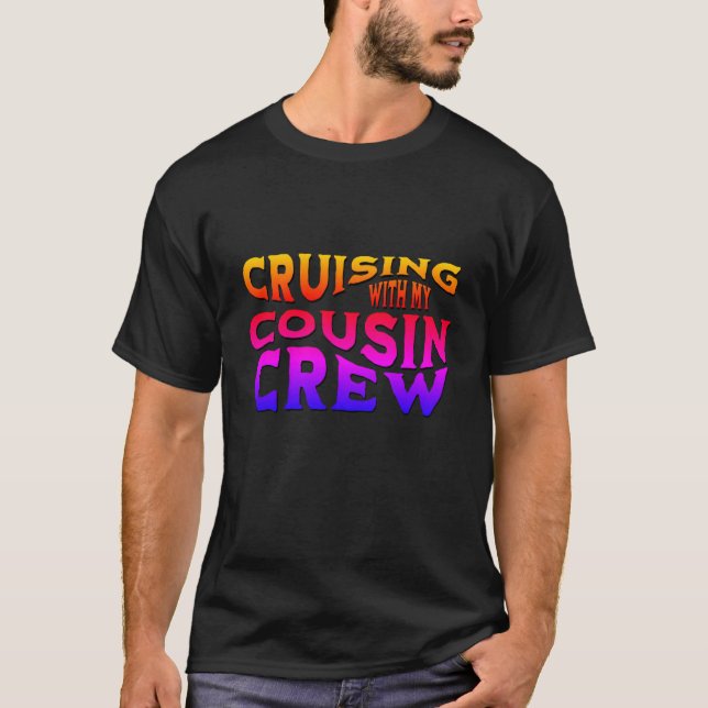 T-shirt ÉQUIPAGE COUSIN coloré (Devant)