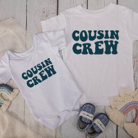 Équipage Cousin | DarkTeal Matching Family Kids Un