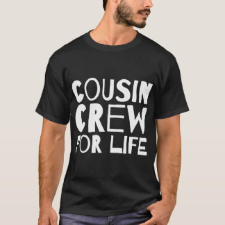 T-shirt Équipage Cousin Pour Correspondre À La Vie