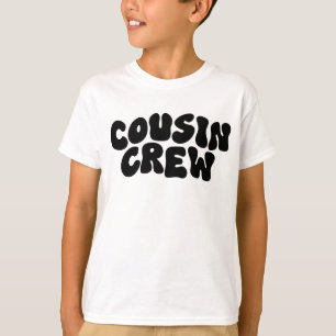 T-shirt Équipage Cousin Retro Matching Cousin Famille Ré