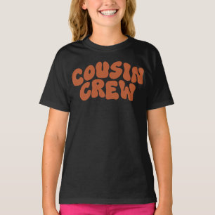 T-shirt Équipage Cousin Retro Matching Cousin Famille Ré