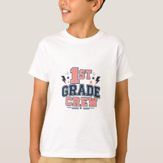 T-shirt Équipage de 1re année Rétro Élève