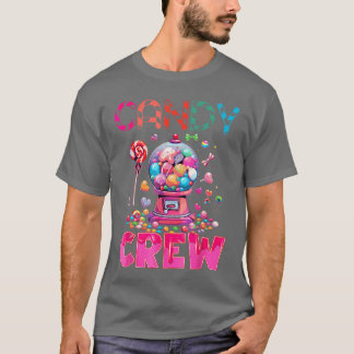 T-shirt Équipage de bonbons Costume de bonbons Femmes Terr