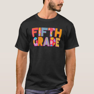 T-shirt Équipage de cinquième année Prof cool Premier jour
