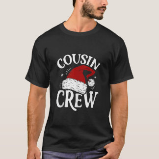 T-shirt ÉQUIPAGE DE Cousin Noël Funky Red Plaid Correspond