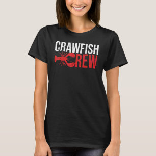 T-shirt Équipage de crevettes cajuns fruits de mer crayfis