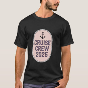 T-shirt Équipage de croisière 2025 Vacances en voilier Anc