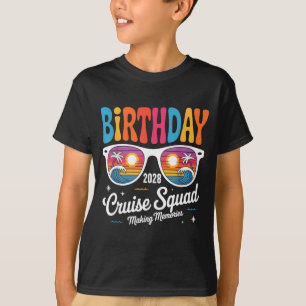 T-shirt Équipage de croisière d'anniversaire en famille va