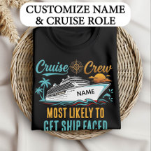 Équipage de croisière drôle Nom personnalisé Le pl