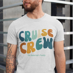 T-shirt Équipage de croisière personnalisé pour réunion de