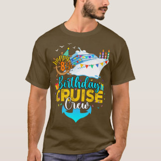 T-shirt Équipage de croisières du 8e anniversaire