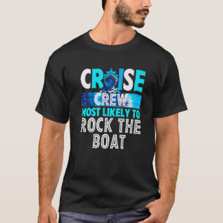 T-shirt Équipage De Croisières Le Plus Susceptible D'Être