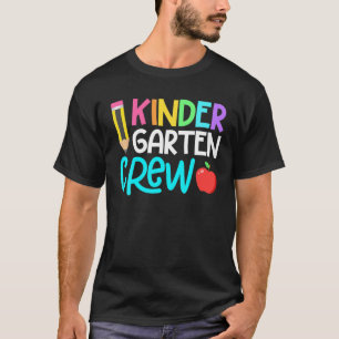 T-shirt Équipage De Jardin D'Enfants Retour À L'École Ense
