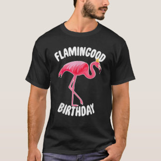 T-shirt Équipage de la famille de Flamants roses correspon