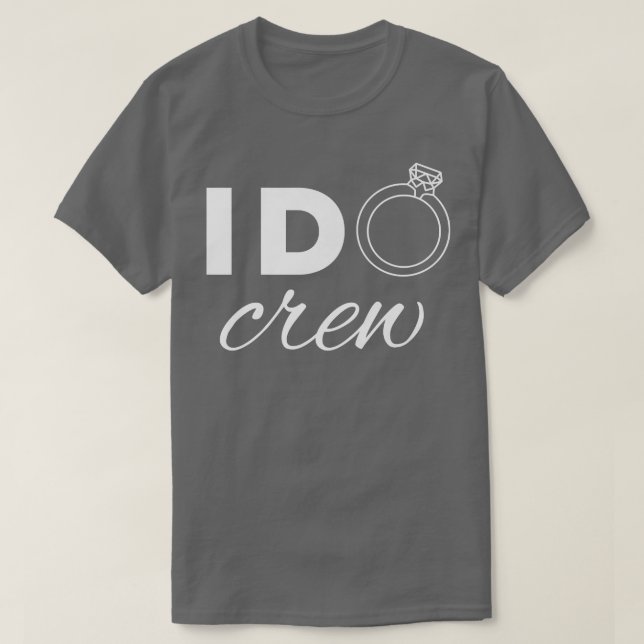 T-shirt Équipage de mariage, rétro, enterrement de vie de  (Design devant)