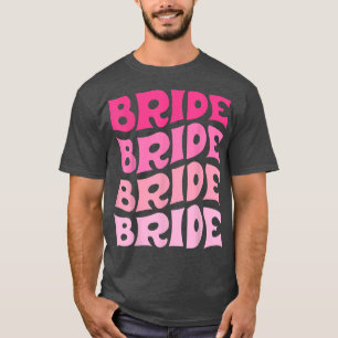T-shirt Équipage de mariée je fais Crew Rétro Enterrement
