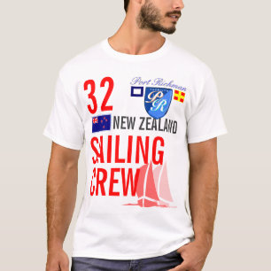 T-shirt Équipage de navigation de la Nouvelle Zélande