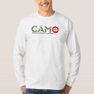 T-SHIRT ÉQUIPAGE DE PAINTBALL DE CAMO