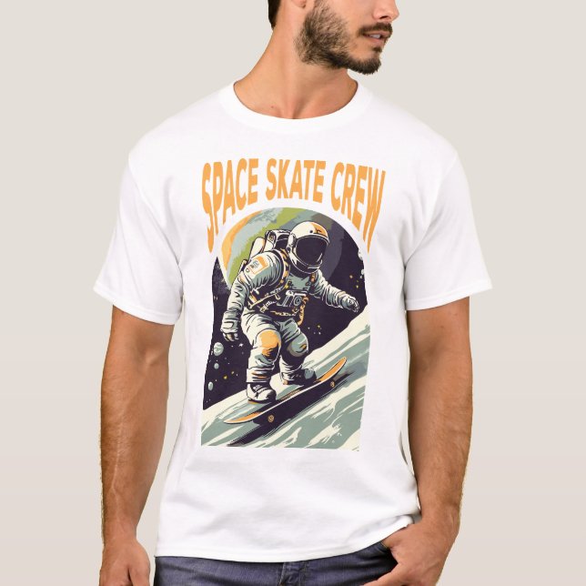 T-shirt Équipage de patinage spatial (Devant)