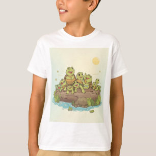 T-shirt Équipage de Tortues se Faisant Bronzer – Log Life