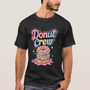 T-shirt Équipage Donut - Conception de Donut Mignonne et A