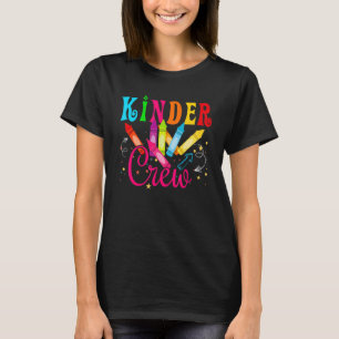 T-shirt Équipage Kinder Enseignant de maternelle 1er jour 
