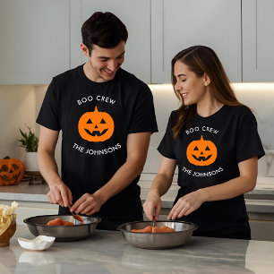 T-shirt Équipage minimaliste - Halloween personnalisé