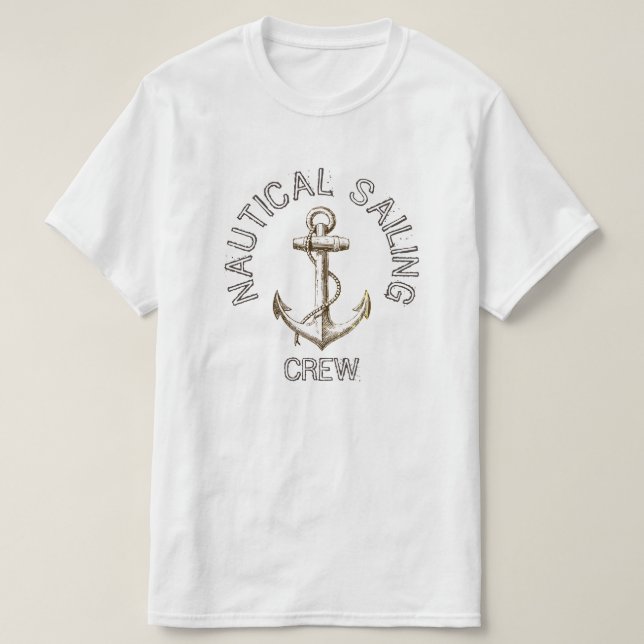 T-SHIRT ÉQUIPAGE NAUTIQUE (Design devant)
