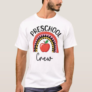 T-shirt Équipage préscolaire Arc-en-ciel