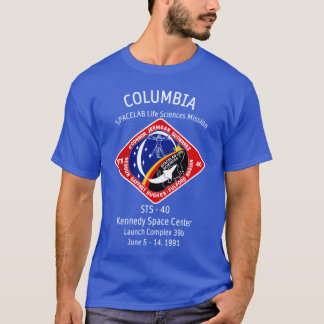 T-shirt Équipage vintage de la navette spatiale NASA STS40