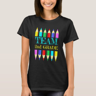 T-shirt Équipe 2e Classe Enseignant D'Escadron Retour À L'