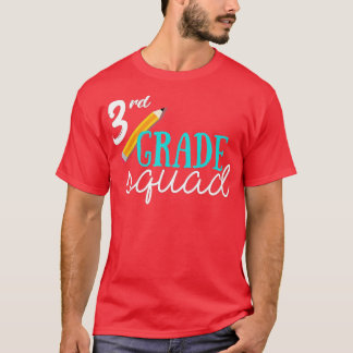 T-shirt Équipe 3e Enseignant De Troisième Année Retour À L