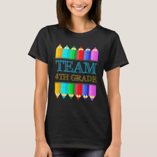 T-shirt Équipe 4e Quatrième année Professeur de la rentrée