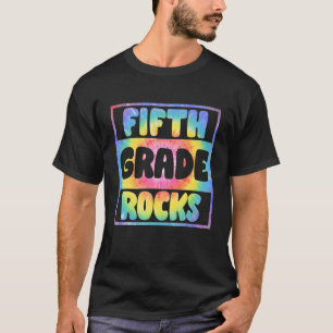 T-shirt Équipe 5e année Bonjour 5e année Rocks Retour à Sc