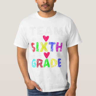 T-shirt Équipe 6e année Bonjour 6e