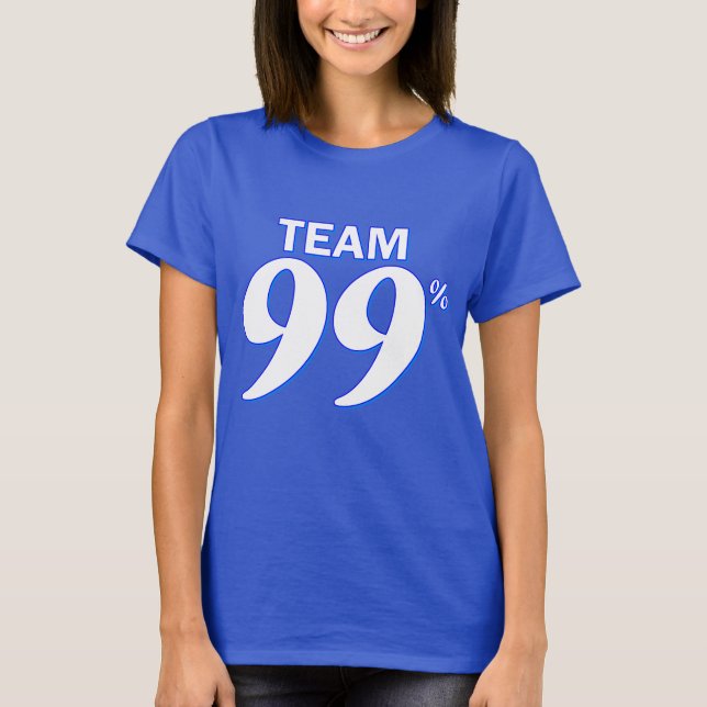 T-shirt Équipe 99 % (Devant)