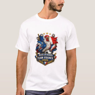 T-shirt Équipe Allez Les Bleus France 2026 Liste Football