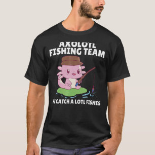 T-shirt Équipe Axolotl Angel Axolotls Nous Attrapons Un Lo