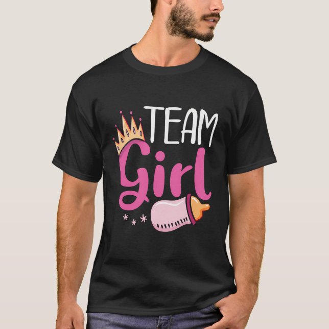 T-shirt Équipe Baby shower de grossesse Futur papa maman G (Devant)
