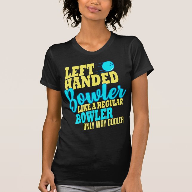 T-shirt Équipe Bowling Gauche Handler Fun (Devant)