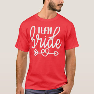 T-shirt Équipe Bride Flèche Mariage et Enterrement de Vie