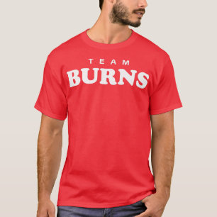 T-shirt Équipe Burns Nom de famille personnalisé Mariée Ma