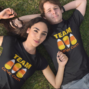 T-shirt Équipe Candy Corn Halloween